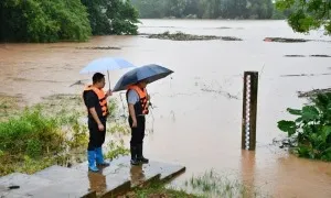 Lũ trên 16 con sông ở Quảng Tây vượt mức báo động