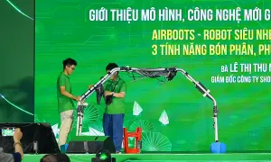 Trình diễn giải pháp bền vững ngành lúa gạo tại Mekong Startup 2024